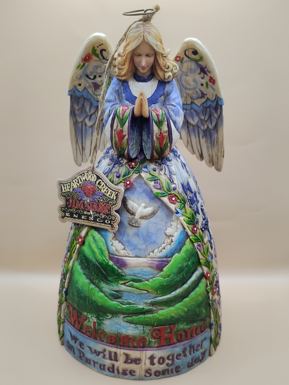 Jim Shore Heartwood Creek "Peaceful Journey" Angel Figurine, Released in 2005